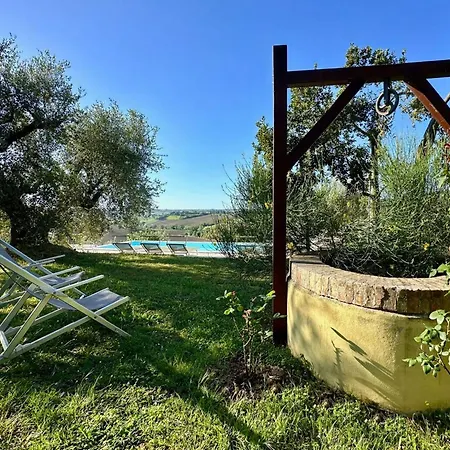 The Mimosa With Pool And Ac In Senigallia